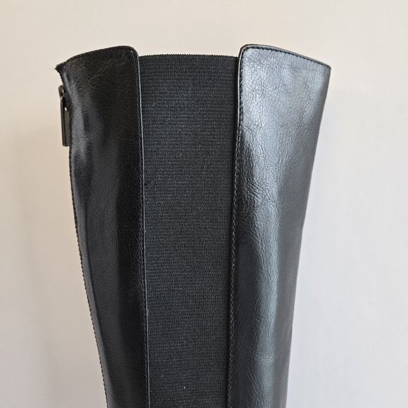 Beautiful Adrienne Vittadini Kitten Heels Leather Boots - Picture 8 of 12